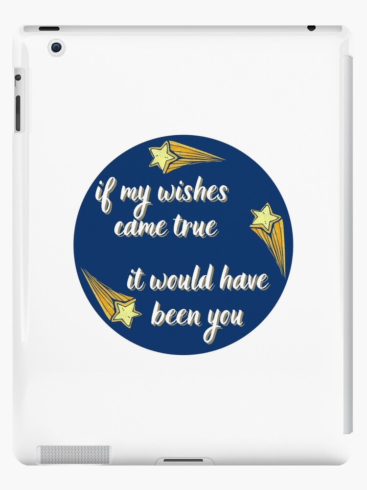 Taylor Swift folklore album lyrics the 1 one wishes came true iPad Case &  Skin for Sale by TheFirstMayDay