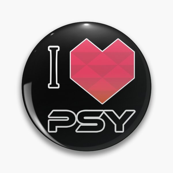 Item preview, I Love Psy - Pink / Red / Orange / Black designed and sold by NoMatterLab.