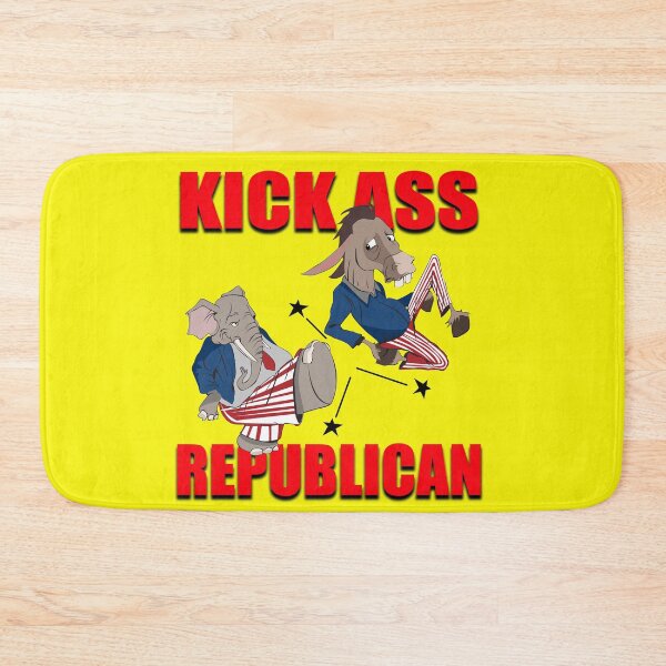 Item preview, Kick Ass Republican, The Republican Party, GOP, Raised Right designed and sold by DiasporaWear.