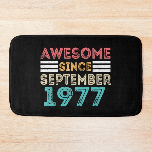 Item preview, Retro Vintage 43rd Birthday - Awesome Since September 1977 designed and sold by meedTee.