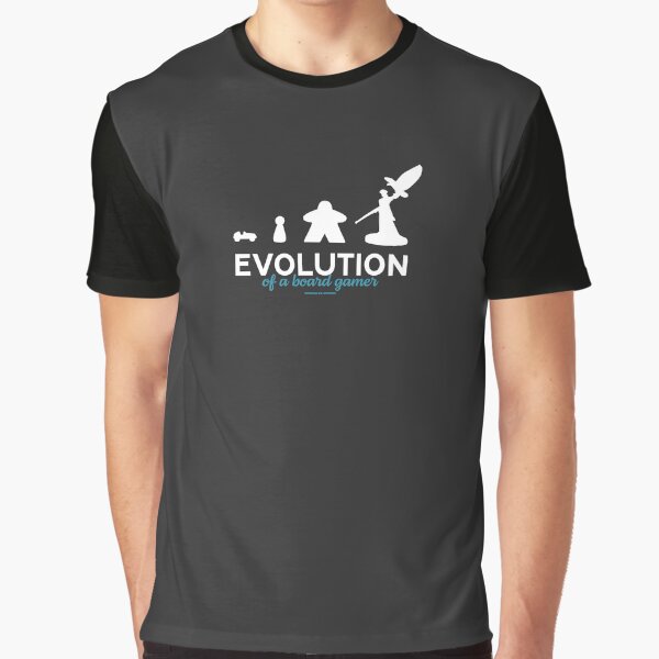 Item preview, Evolution of a board gamer designed and sold by meeplerumble.