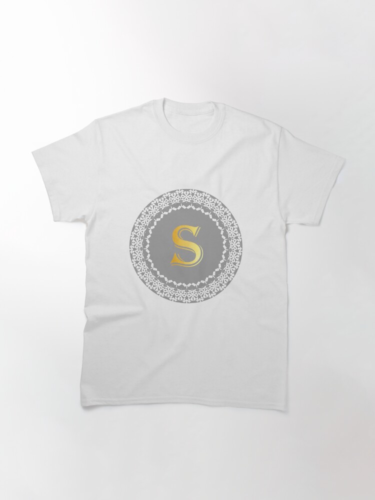 Monogram Gold Letter R Essential T-Shirt for Sale by CitrusMoon