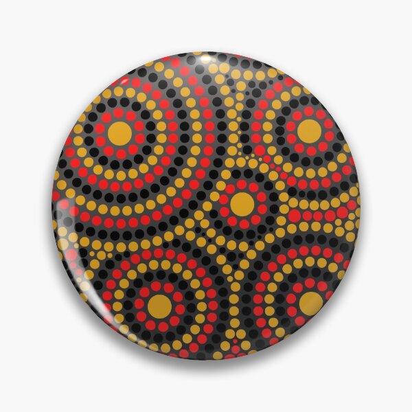 Awesome Aboriginal Dot Art Pin