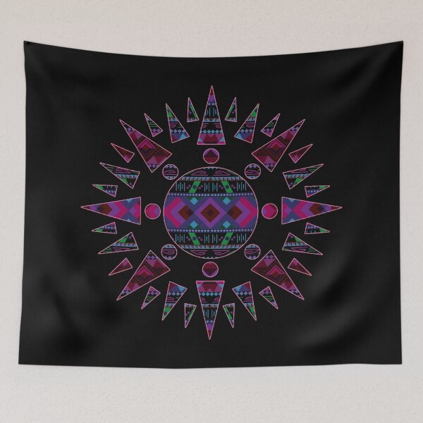 Item preview, Native American Vintage Pattern Design inside a Sun Design designed and sold by Jake Purcell.