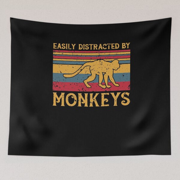 Item preview, Easily Distracted By Monkeys designed and sold by sesa10.
