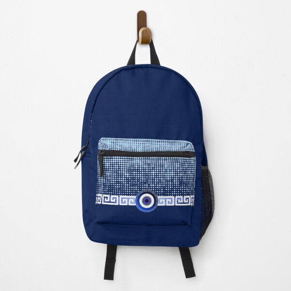 Item preview, Mati Evil Eye Drops Greek Key Yiorgos Collection designed and sold by Yiorgos Designs.