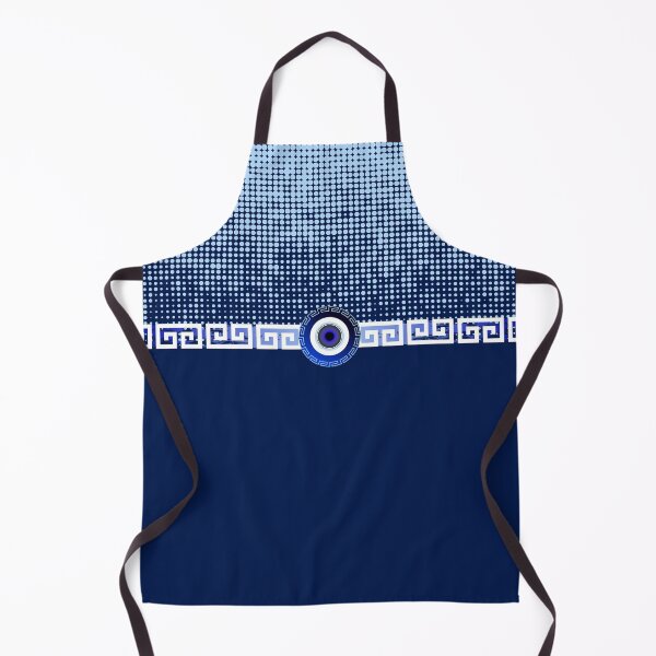 Item preview, Mati Evil Eye Drops Greek Key Yiorgos Collection designed and sold by Yiorgos Designs.