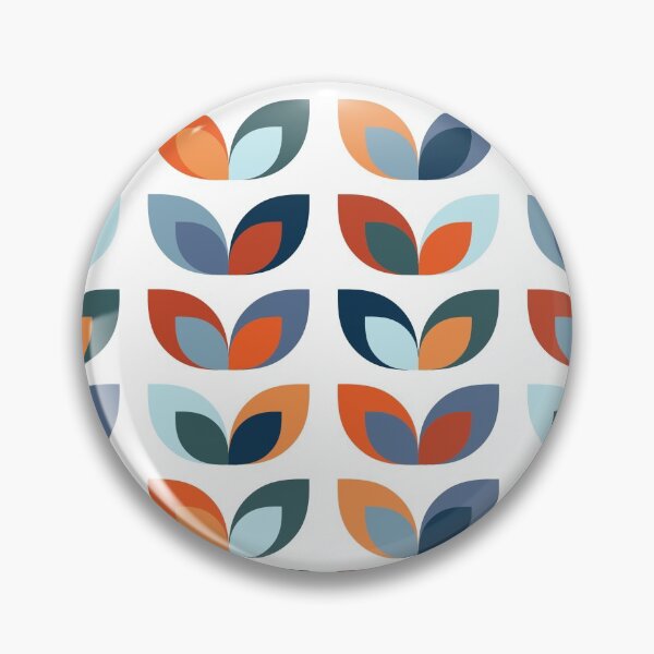 Item preview, Mid Century leaves pattern designed and sold by BattaAnastasia.