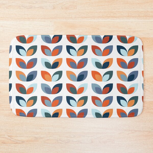 Item preview, Mid Century leaves pattern designed and sold by BattaAnastasia.
