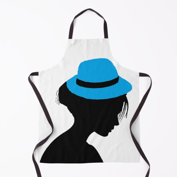 Item preview, LADY WITH BRIGHT BLUE HAT designed and sold by Adri Barnard.