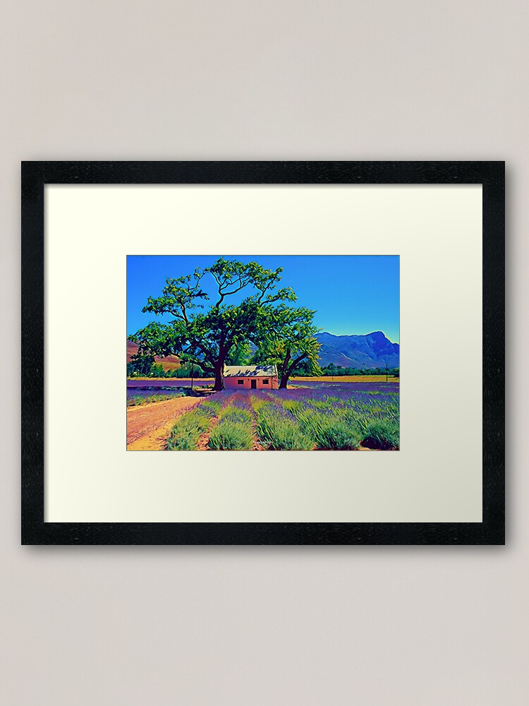 Alternate view of Franschhoek, South Africa - Fine Art Collection Framed Art Print