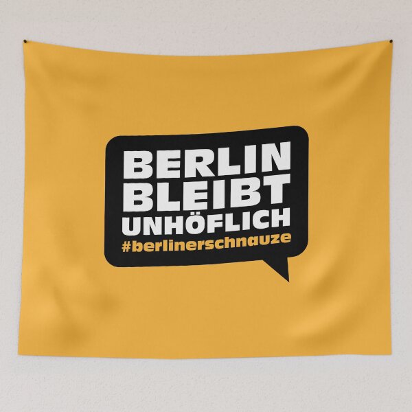 Item preview, Berlin remains rude - Berliner Schnauze funny speech bubble designed and sold by mgoo.