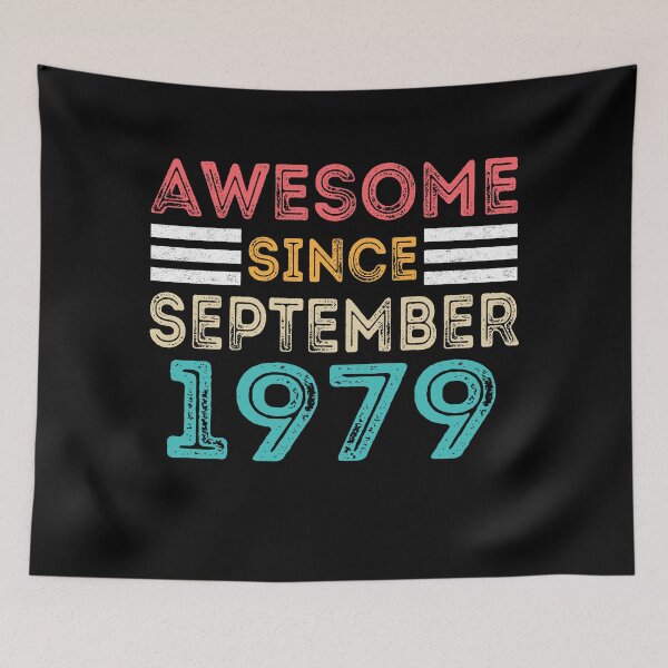 Item preview, Retro Vintage 41st Birthday - Awesome Since September 1979 designed and sold by meedTee.