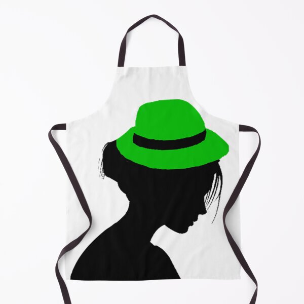Item preview, LADY WITH GREEN HAT designed and sold by Adri Barnard.