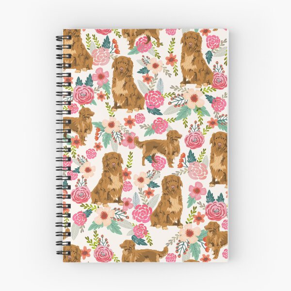 Item preview, nova scotia duck tolling retriever dog floral - vintage florals, floral pet, cute dog, nova scotia duck tolling retriever  designed and sold by PetFriendly.