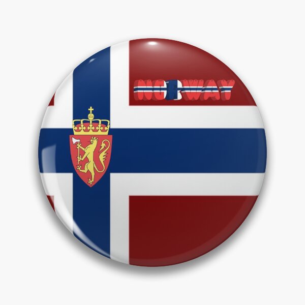 Item preview, Norwegian flag with coat of arms designed and sold by P-I-R.