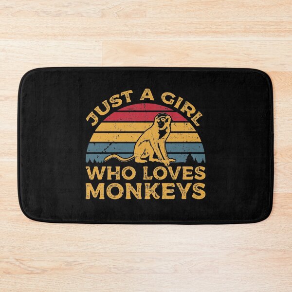 Item preview, Just a Girl Who Loves Monkeys designed and sold by sesa10.