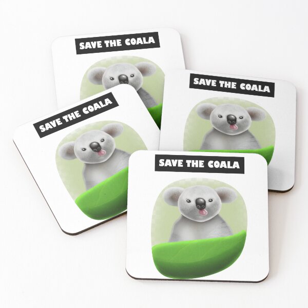 Item preview, SAVE THE COALA designed and sold by chibani.