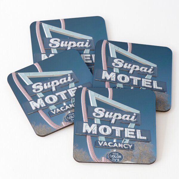 Item preview, Motel vintage sign on Route 66 designed and sold by Nicomaja.