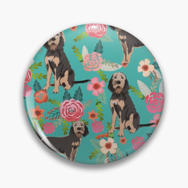 Item preview, otterhound dog floral - vintage florals, floral pet, cute dog, otterhound designed and sold by PetFriendly.