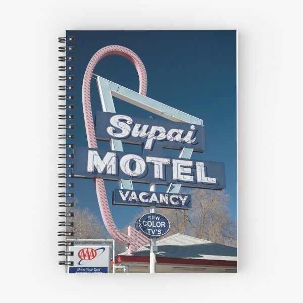 Item preview, Motel vintage sign on Route 66 designed and sold by Nicomaja.