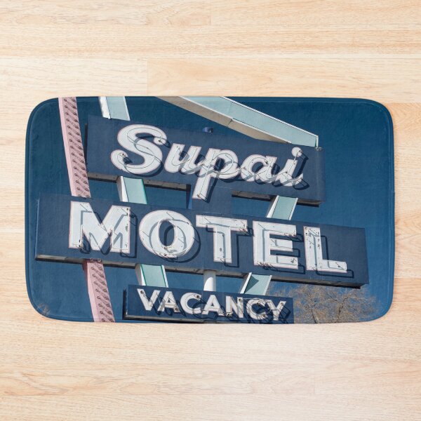 Item preview, Motel vintage sign on Route 66 designed and sold by Nicomaja.