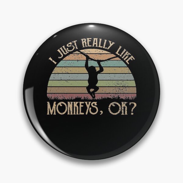 Item preview, I Just Really Like Monkeys Ok designed and sold by sesa10.