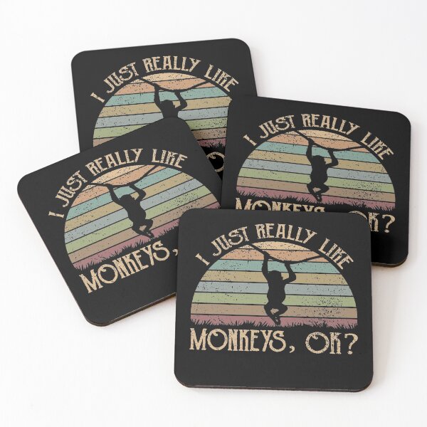 Item preview, I Just Really Like Monkeys Ok designed and sold by sesa10.