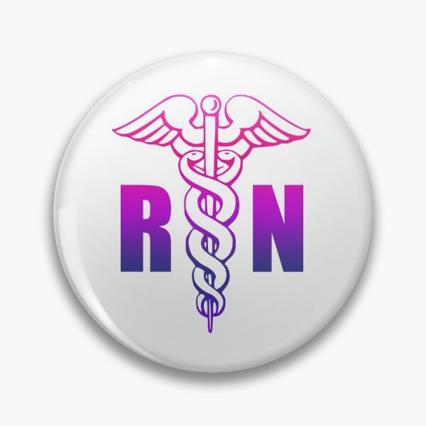 Item preview, Nurse RN Caduceus Medical Symbol designed and sold by Meliafroggy.