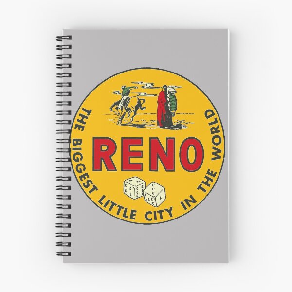 Artikelvorschau, Vintage Reno Aufkleber entworfen und verkauft von Decal Mania.