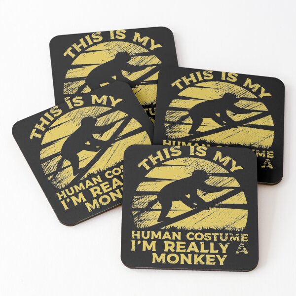Item preview, This Is My Human Costume I'm Really A Monkey designed and sold by sesa10.