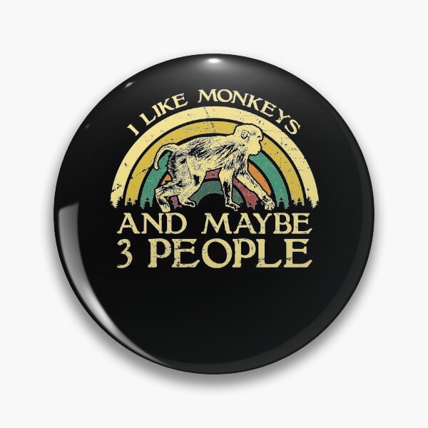 Item preview, I Like Monkeys and Maybe 3 People designed and sold by sesa10.