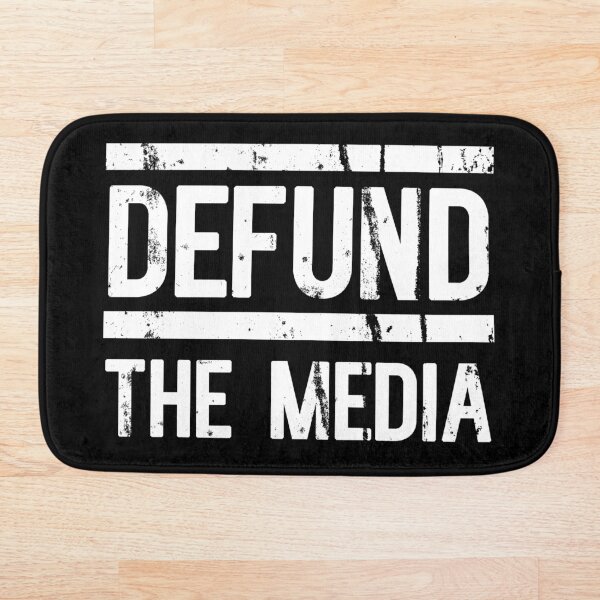 Item preview, Retro Vintage 80s Defund The Media Political Protest designed and sold by allclassyart.