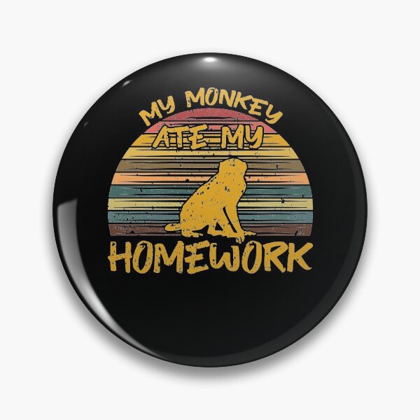 Item preview, My Monkey Ate My Homework designed and sold by sesa10.