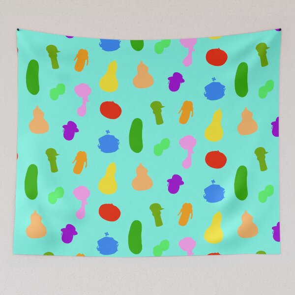 Item preview, Veggietales characters pattern designed and sold by Ericsuxx.