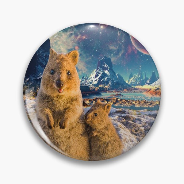 Item preview, Happy Quokka Trip to Space designed and sold by Go Logo Designs.