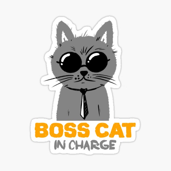 Boss Cat In Charge