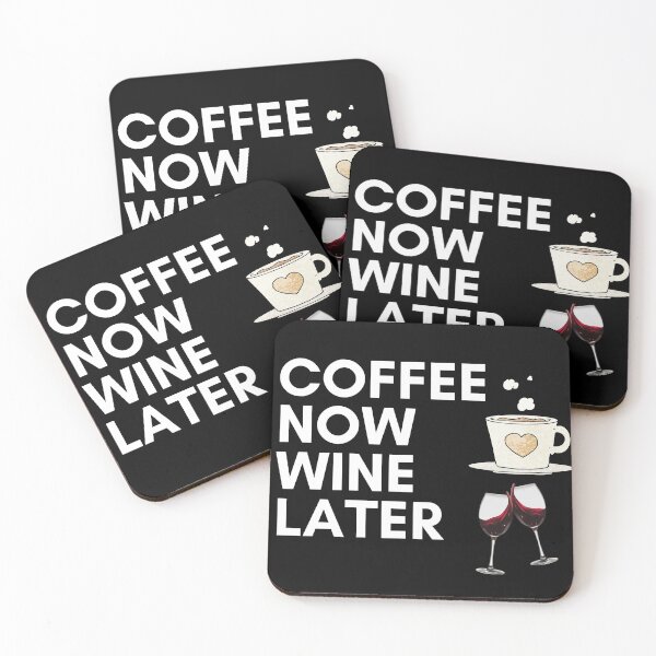Item preview, coffee now wine later designed and sold by Zaibo.