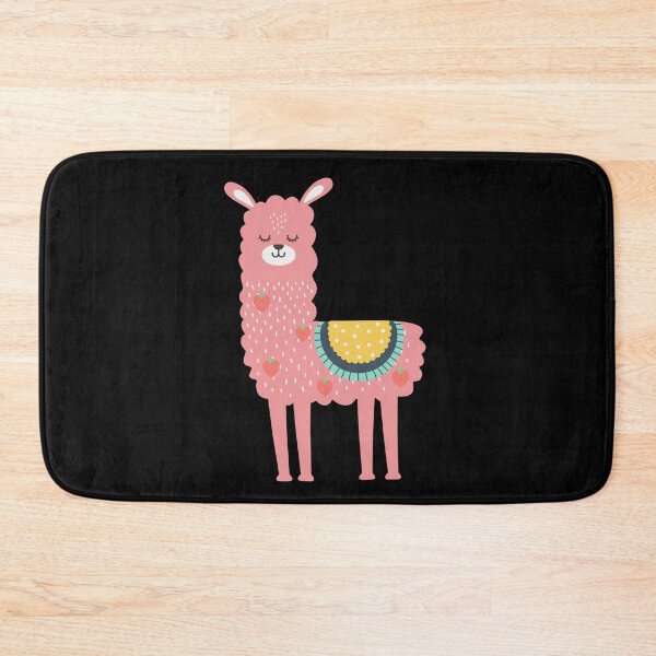 Item preview, Strawberry Llama - Cute Pink Llama designed and sold by m95sim.