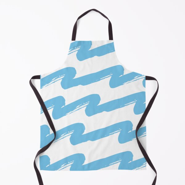 Item preview, Wave Pattern Design Turquoise And White  designed and sold by Cultradesign.
