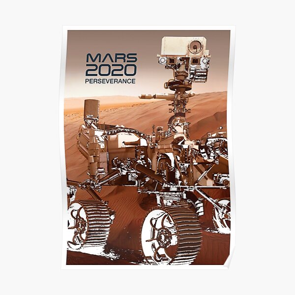 MARS ROVER PERSEVERANCE NASA 2020 Poster