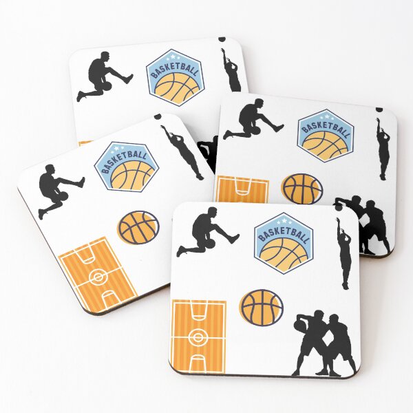 Item preview, Basketball Sport Set Stickers designed and sold by Blok45.