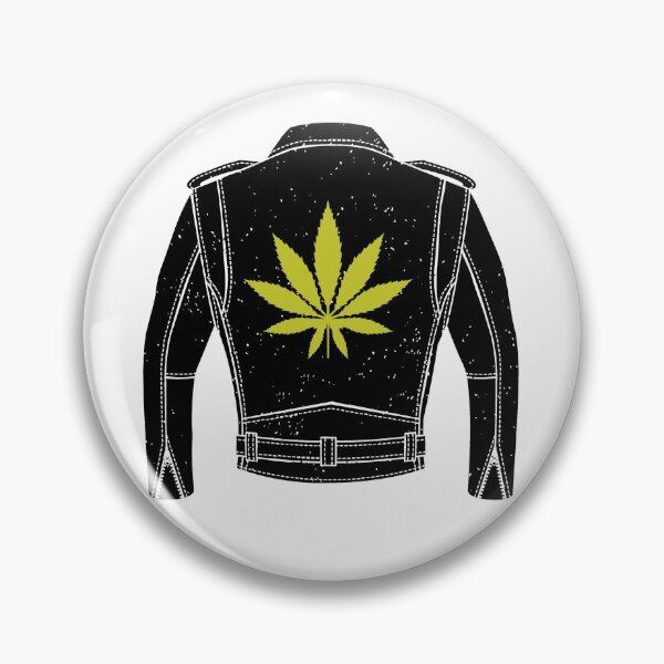 Item preview, Weed Leather Jacket designed and sold by MisterGooseShop.