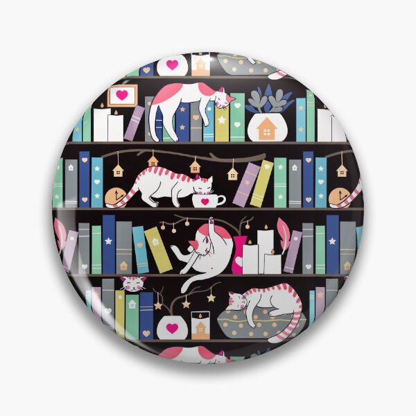 Item preview, Library cats - winter colour version designed and sold by Elenanaylor.