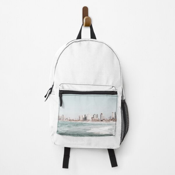 Item preview, Tel Aviv Skyline beach in Israel nature photography designed and sold by Prints Actually.