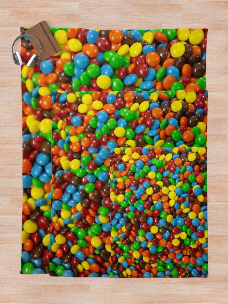 Alternate view of M&Ms Throw Blanket