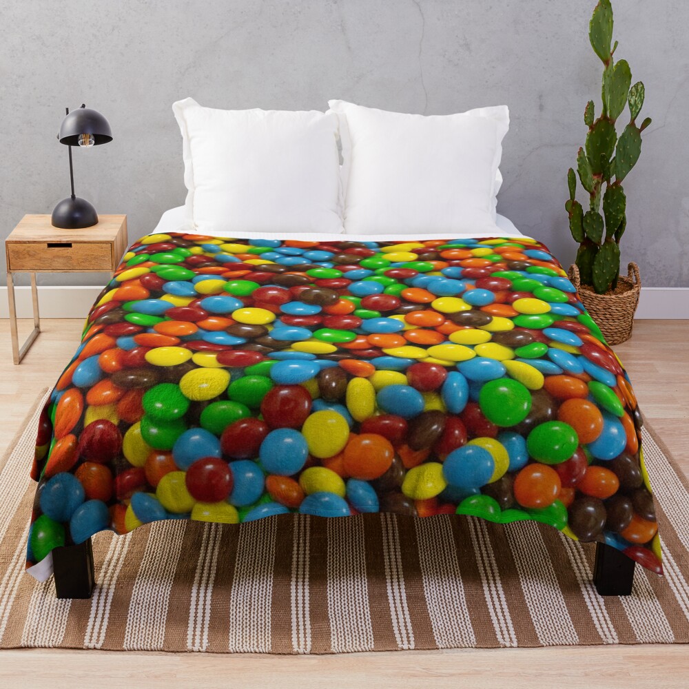 M&Ms Throw Blanket
