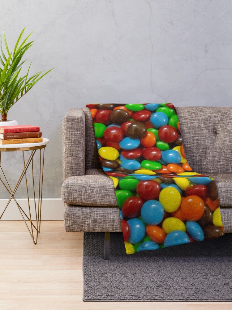 Alternate view of M&Ms Throw Blanket