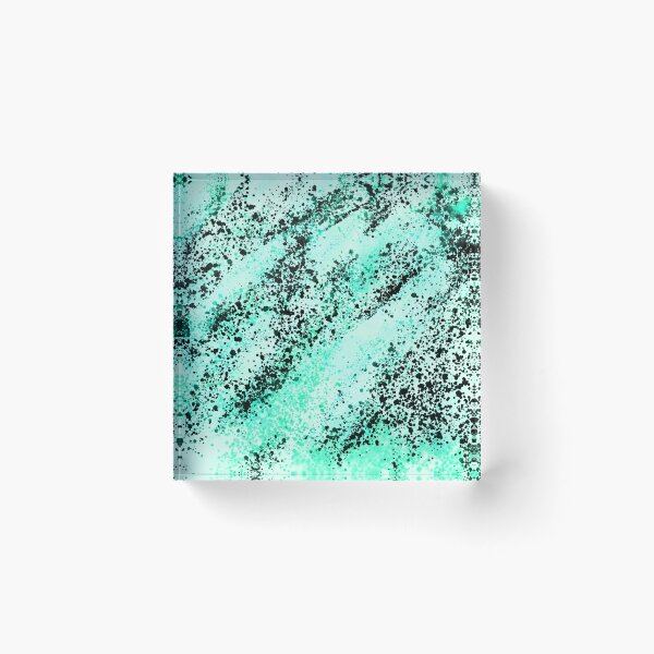Item preview, Turquoise Watercolor Splashes designed and sold by eidrood.