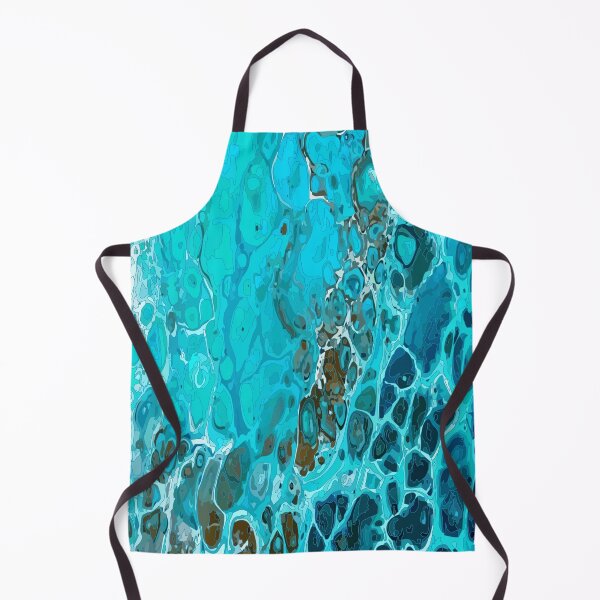 Item preview, Teal Abstract Art Print designed and sold by carlarmes.